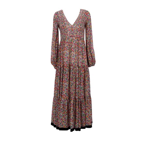 Rixo Brooke Midi Dress in Floral Print Modal - Picture 1 of 5